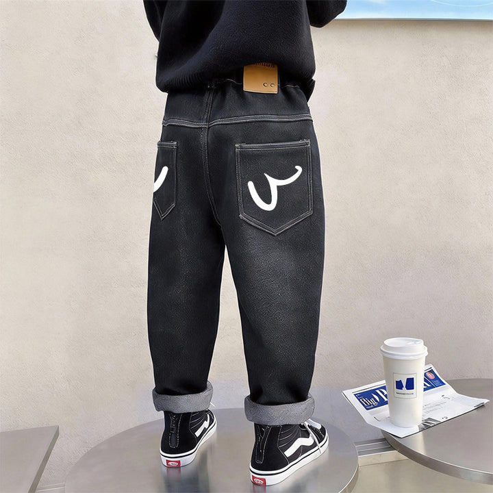 Unisex lässige Baggy-Jeans mit einzigartigen Taschen Echo Archiv
