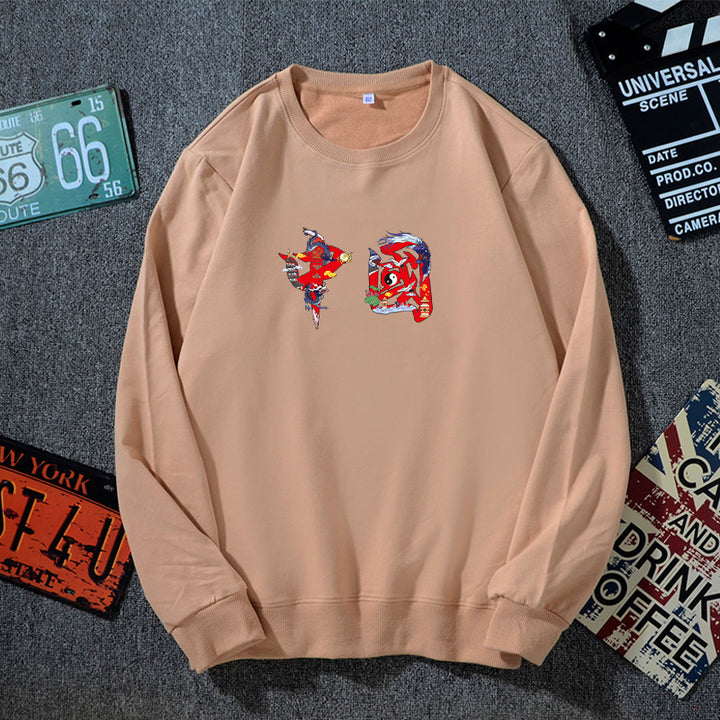 Unisex Oversize Sweatshirt mit Rundhalsausschnitt und dezenter Grafikapplikation Echo Archiv