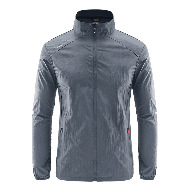 Herren Leichte Outdoor-Jacke mit hohem Kragen Echo Archiv