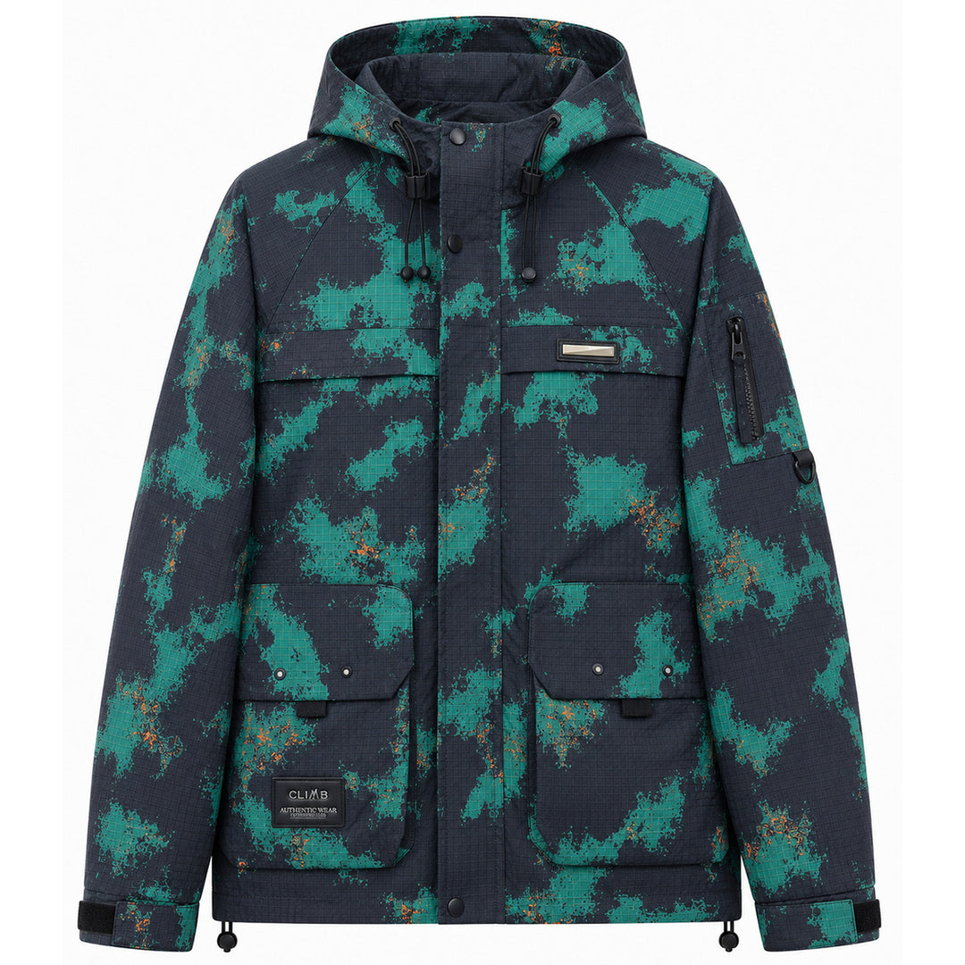 Herren Funktionale Outdoor-Jacke mit hohem Kragen – Taviero