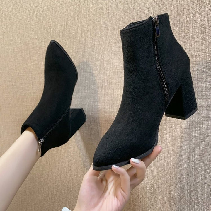 Damen Elegante Stiefeletten mit blockierendem Absatz Echo Archiv