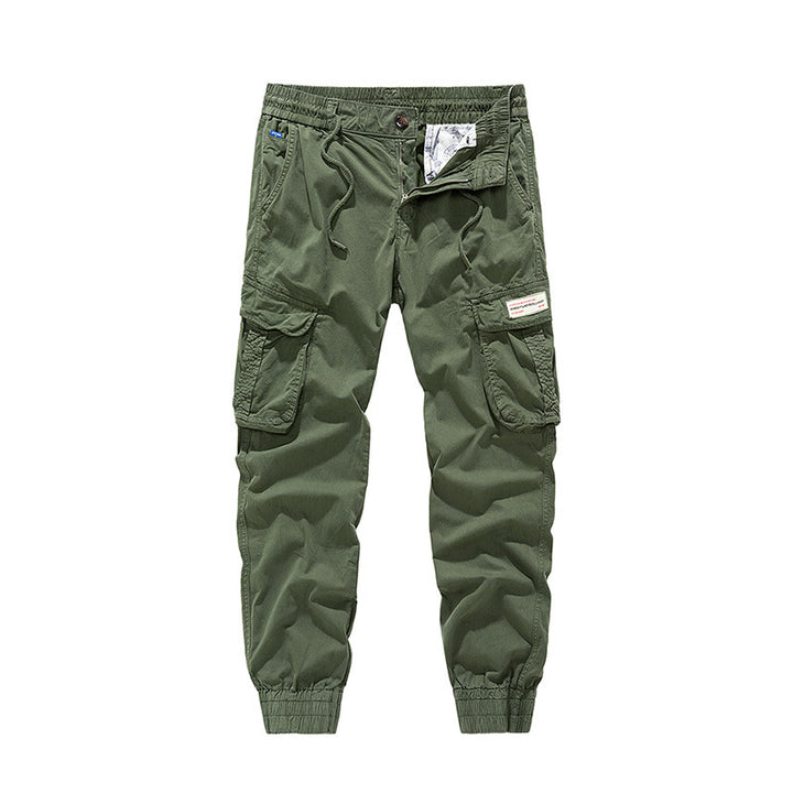 Herren Utility‑Cargo‑Jogger mit elastischem Komfortbund, Mehrfach‑Klappentaschen und gerippten Knöchelbündchen Echo Archiv