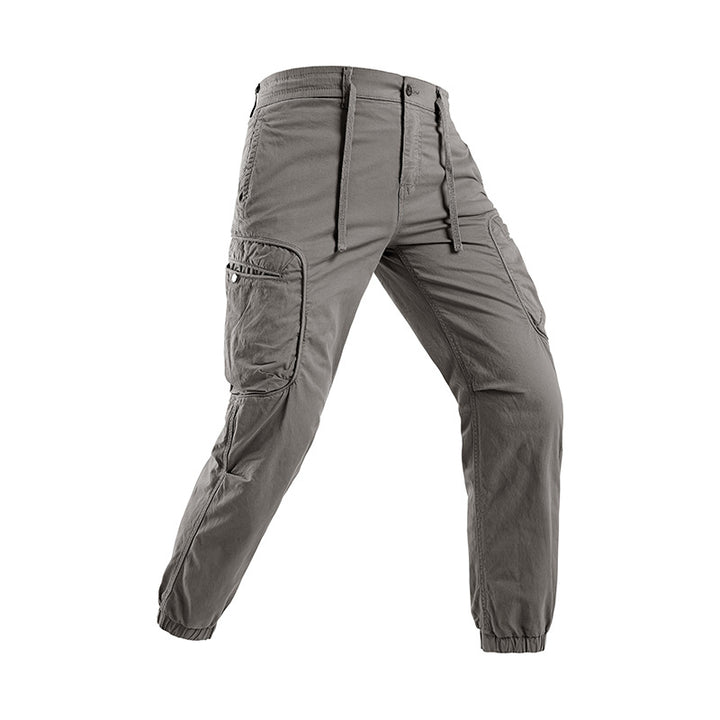 Herren Leichte Trekking‑Cargohose im Joggercut mit elastischem Knöchelabschluss und multifunktionalen Seitenklapptaschen Echo Archiv