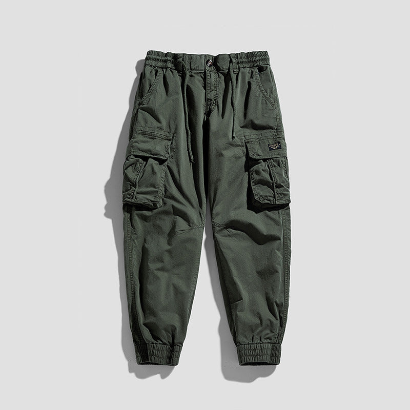 Herren Cargo-Joggerhose im Utility-Look mit elastischem Bund, Multifach‑Taschen und gerippten Knöcheln Echo Archiv