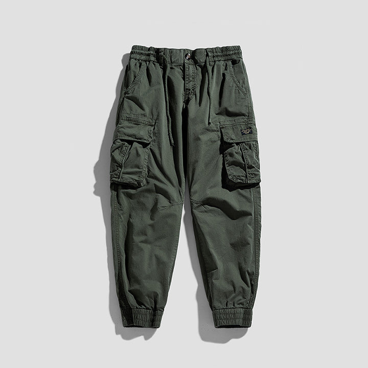Herren Cargo-Joggerhose im Utility-Look mit elastischem Bund, Multifach‑Taschen und gerippten Knöcheln Echo Archiv