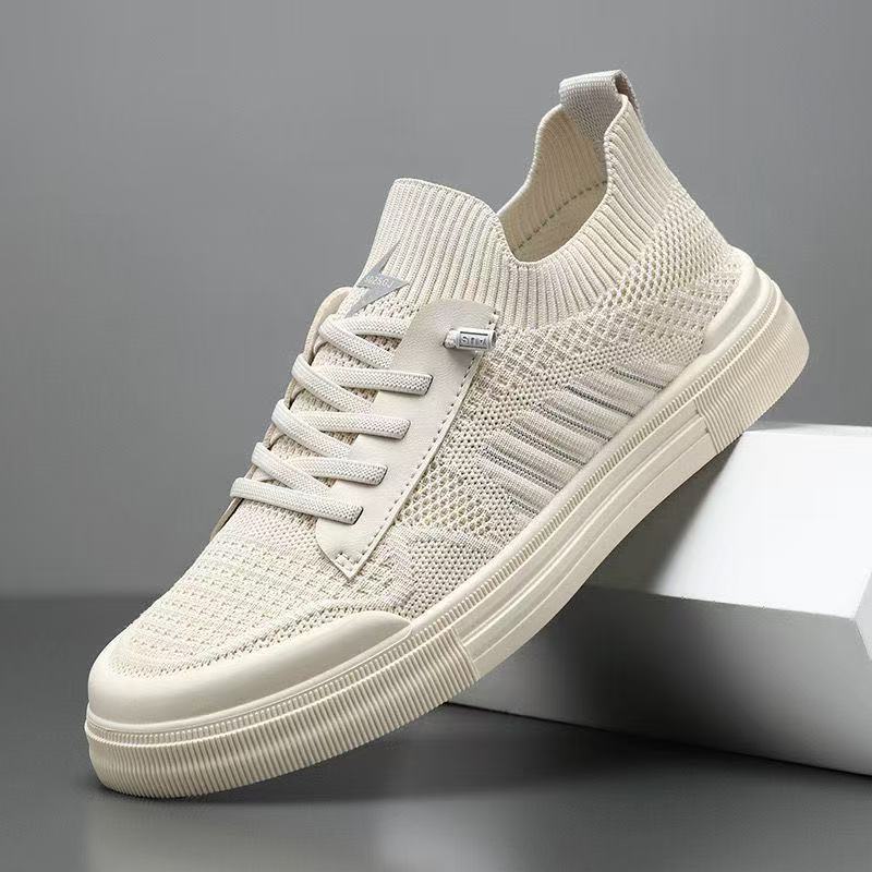 Herren Leichter gestrickter Low-Top-Sneaker mit sockenhaftem Schaft und elastischem Einstieg Echoarhiv