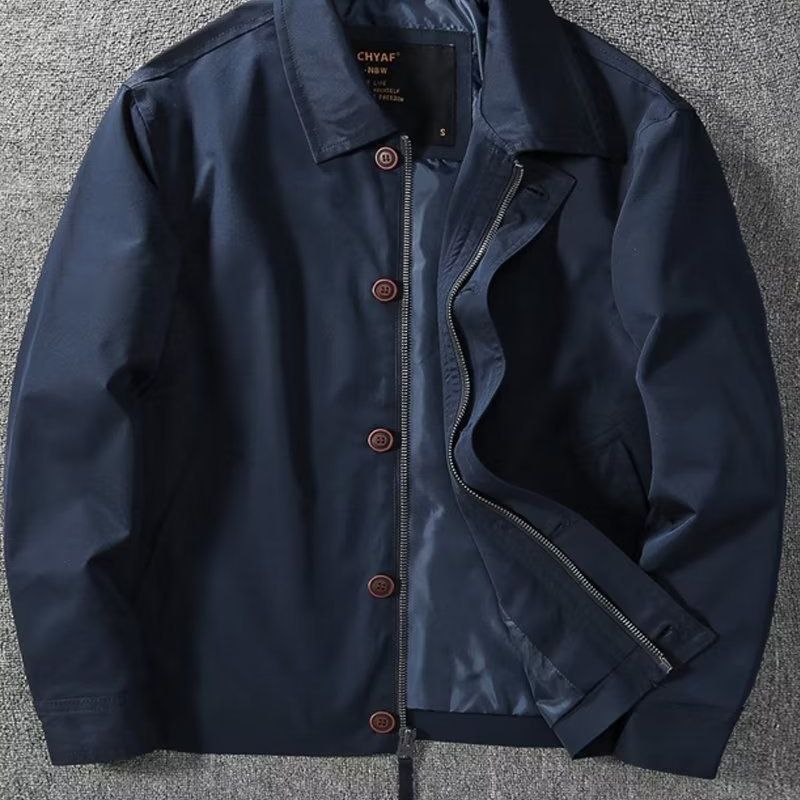 Herren modische Übergangsjacke mit vielseitigem Schnitt und praktischen Taschen Echoarchiv