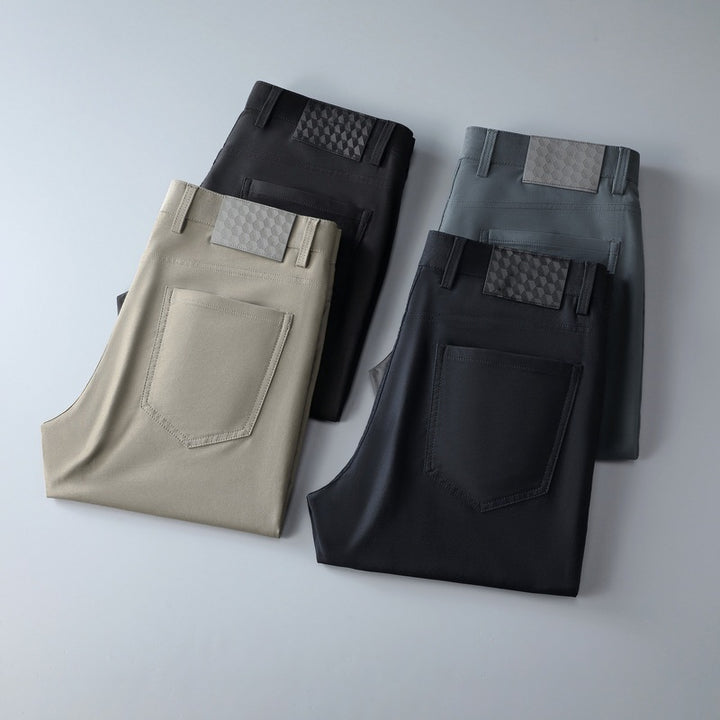 Herren elegante Slim-Fit Jeanshose mit hohem Tragekomfort und flexibler Bundverstellung Echoarchiv
