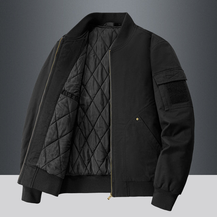 Herren lässige Pilotjacke mit wärmer Futter Echoarchiv