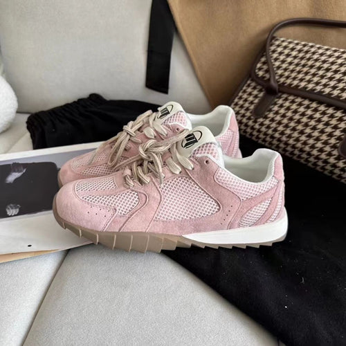 Damen Sportliche Sneakers mit atmungsaktiver Mesh-Oberfläche und rutschfester Laufsohle Echo Archiv