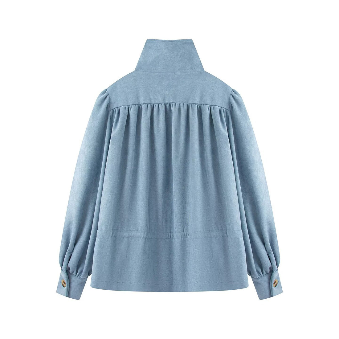 Damen Kurzjacke mit Stehkragen, Tunnelzug und Ballonärmeln Echo Archiv