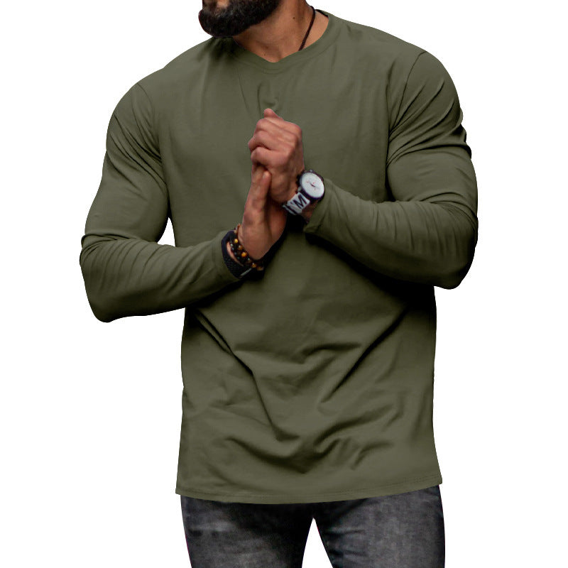 Herren Langarmshirt mit modernem Schnitt und atmungsaktiver Materialien Echoarchiv