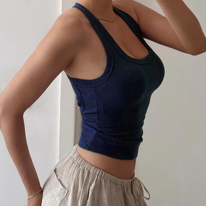 Damen Sportliches Tanktop mit rückenfreier Gestaltung Echo Archiv
