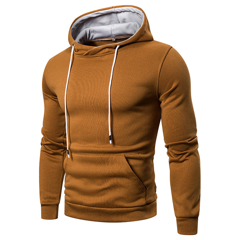 Herren Kapuzenpullover mit Kängurutasche und soften Baumwollmischung Echoarchiv