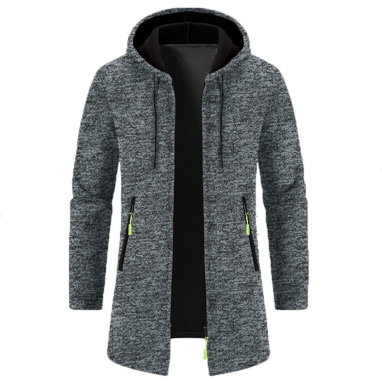 Herren Lässige Kapuzenjacke mit ergonomischem Schnitt und praktischen Reißverschlusstaschen Echoarchiv