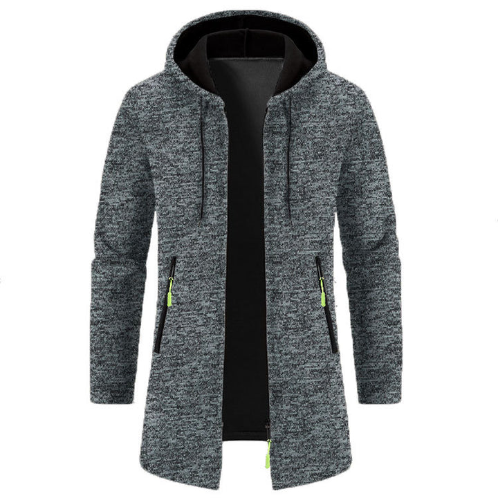 Herren Lässige Kapuzenjacke mit ergonomischem Schnitt und praktischen Reißverschlusstaschen Echoarchiv