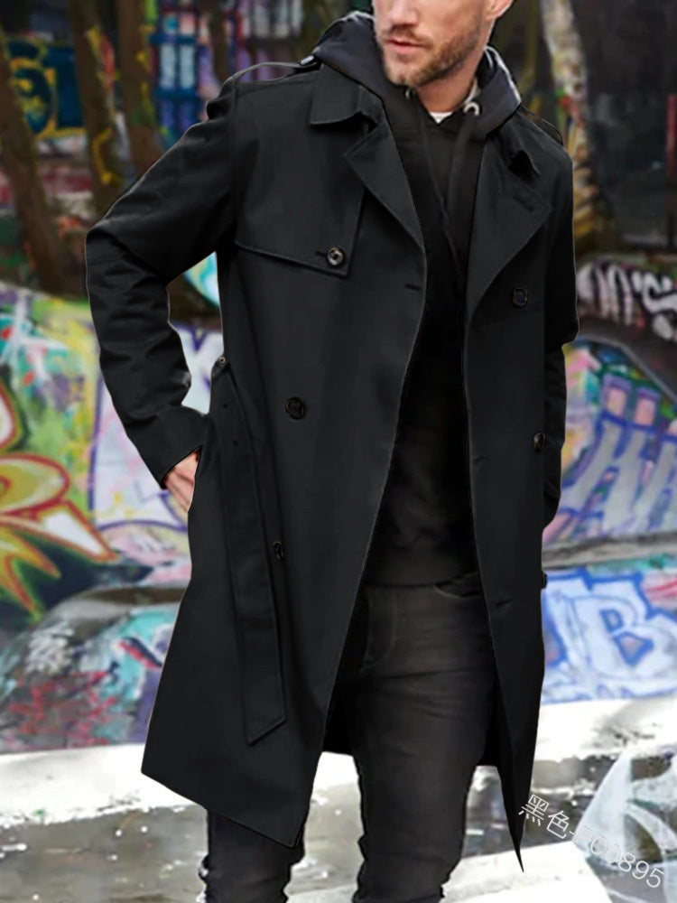 Herren Trenchcoat mit klassischem Stil Echoarchiv