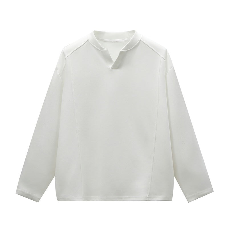 Unisex Oversize Rundhals-Sweatshirt mit Raglannähten und feiner Struktur Echoarchiv