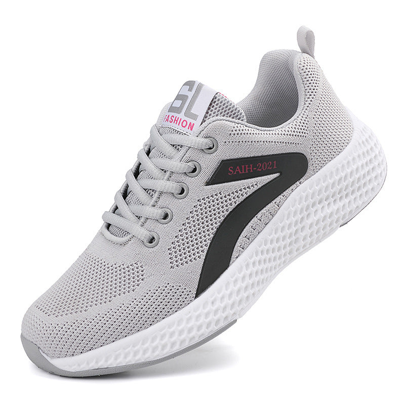 Damen nan nahtloser Strick-Sneaker mit elastischem Einstieg, Waben-Zwischensohle und anatomischem Komfortfußbett Echo Archiv