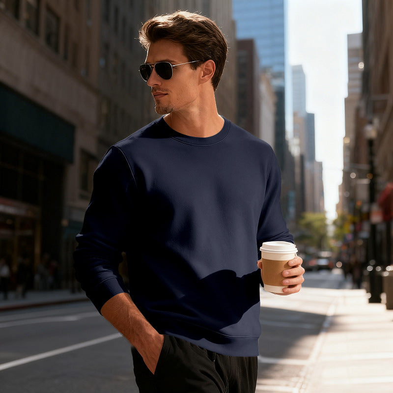 Herren lässiger Sweatshirt mit modernem Schnitt und angenehmer Baumwollmischung Echoarchiv