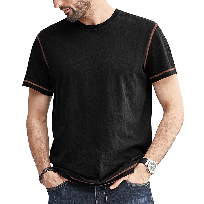 Herren T-Shirt mit modischen Akzenten und hochwertiger Baumwollstruktur Echoarchiv