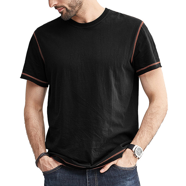 Herren T-Shirt mit modischen Akzenten und hochwertiger Baumwollstruktur Echoarchiv