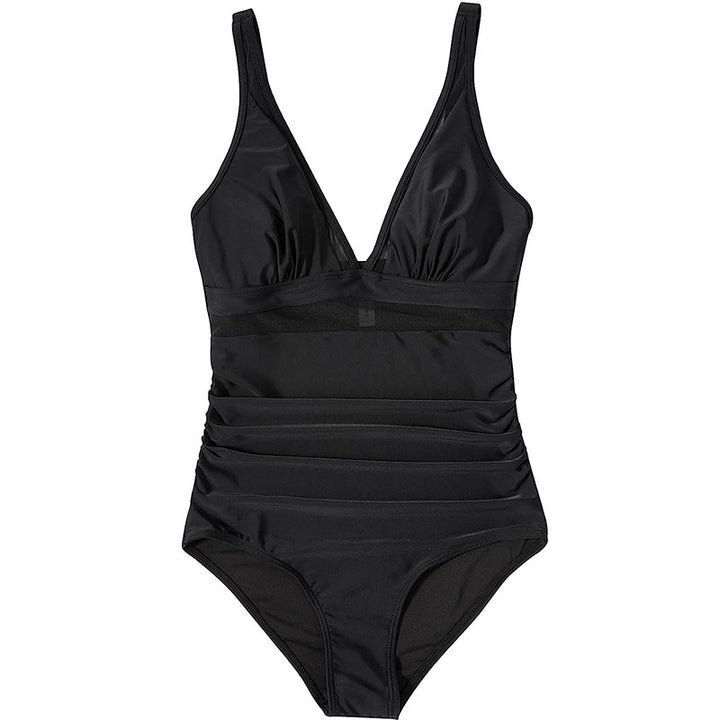 Damen Einteiler Badeanzug mit ansprechendem Leopardenmuster und figurformendem Design Echo Archiv