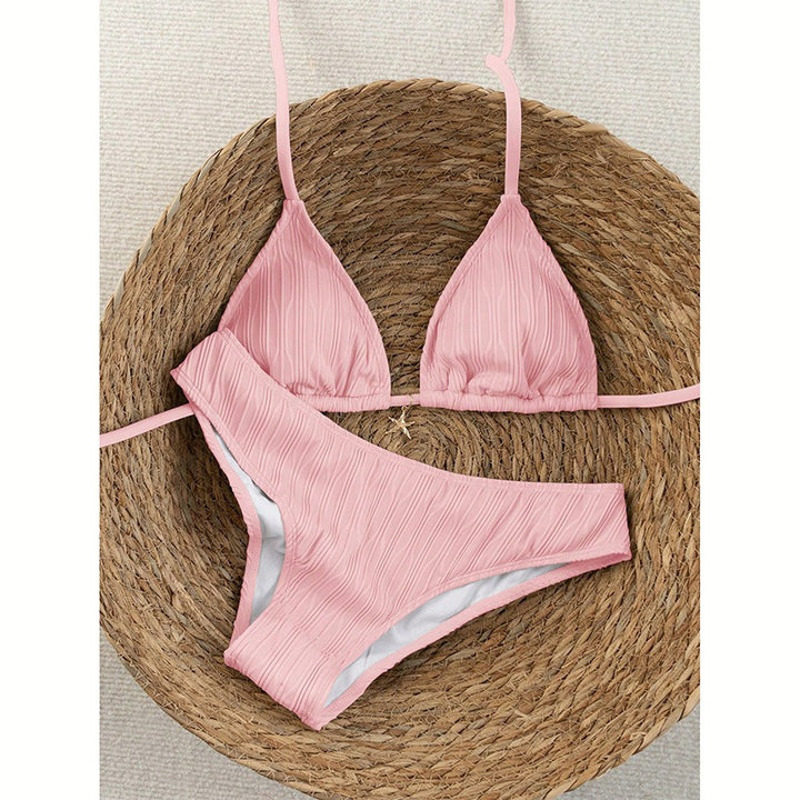 Damen Triangel-Bikini mit raffinierter Rippstruktur Echo Archiv