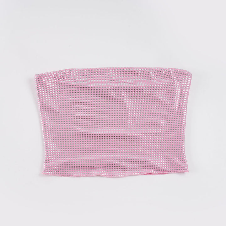 Damen Bandeau-Top mit funkelnden Pailletten und elastischem Schnitt Echo Archiv