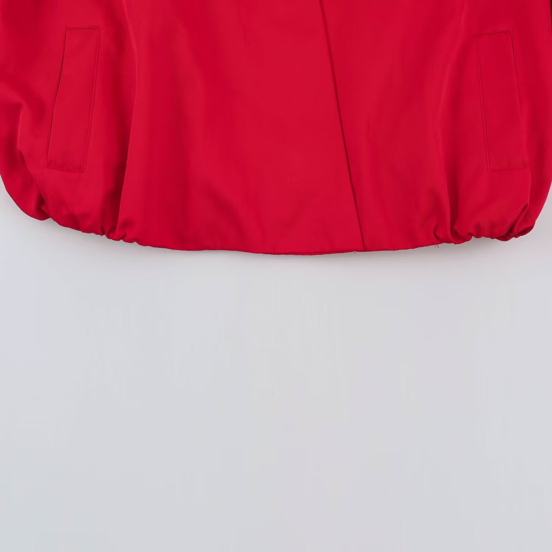 Damen leichter Kimono‑Blouson mit überschnittenen Ballonärmeln Echoarchiv
