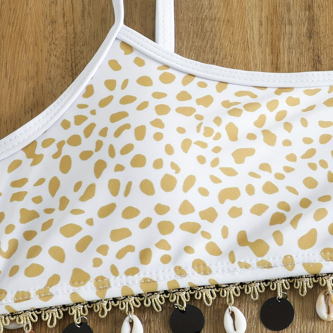 Damen Bikini-Set mit modischem Animal-Print und eleganten Verzierungen – Maréssa