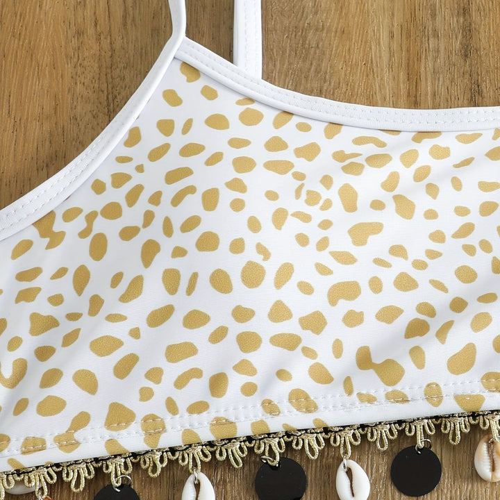 Damen Bikini-Set mit modischem Animal-Print und eleganten Verzierungen Echo Archiv