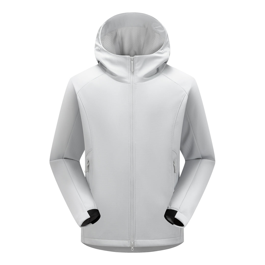 Herren Softshell-Outdoorjacke mit Kapuze, winddichter Membran und ergonomischem Schnitt Echoarchiv