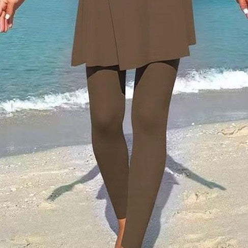 Damen Sportlicher Schwimmanzug mit Wickelrock Echo Archiv