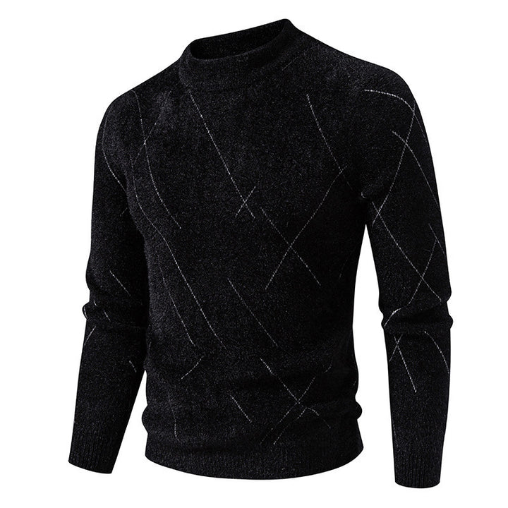 Herren Rollkragenpullover mit eleganter Struktur und feinem Material Echoarchiv