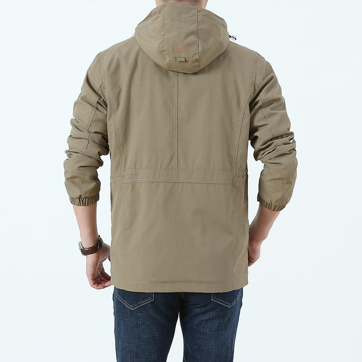 Herren Fieldjacke im Utility‑Stil mit Kapuze und Multifunktions‑Taschen – Taviero