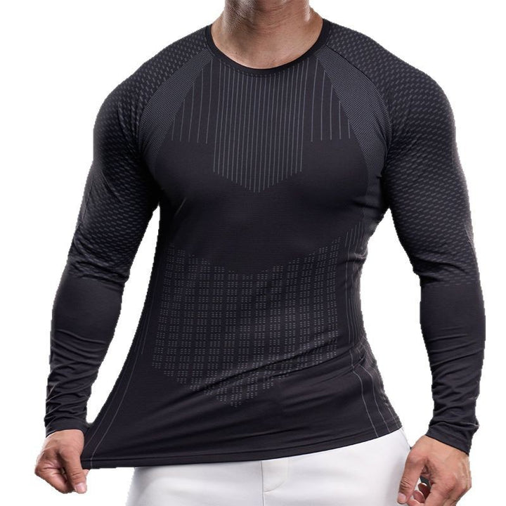 Herren langärmeliges Funktionsshirt mit atmungsaktiver Mesh-Technologie Echoarchiv