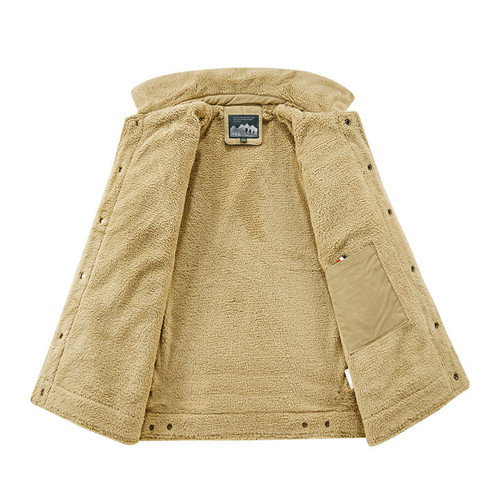 Herren lässige Übergangsjacke mit Teddyfutter Echo Archiv