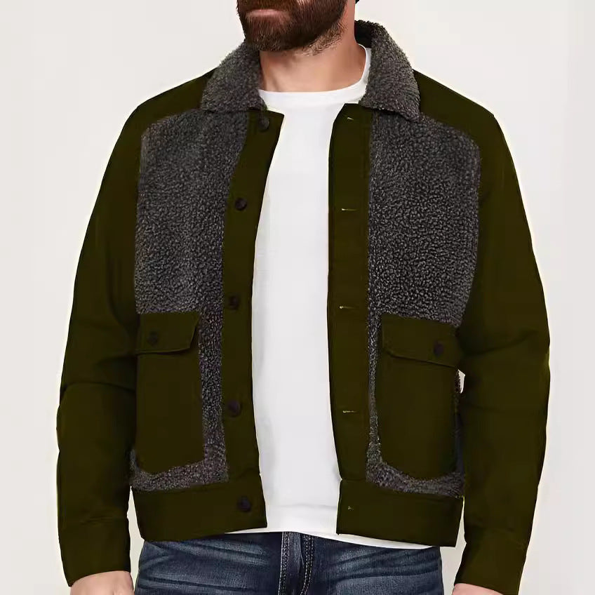 Herren Übergangsjacke mit weich gefütterter Innenseite und praktischen Taschen Echoarchiv