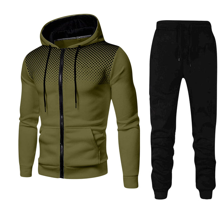 Herren Sportliches Jogginganzug-Set mit atmungsaktivem Material und modernen Einsätzen Echoarchiv