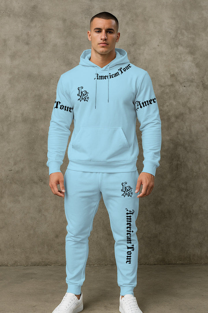 Herren Urbaner Hoodie und Jogginghose Set Echoarchiv