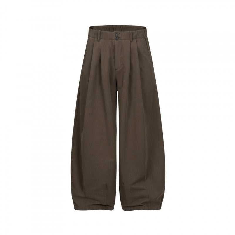 Damen Weite High‑Waist Bundfaltenhose mit ballonförmiger Silhouette Echo Archiv
