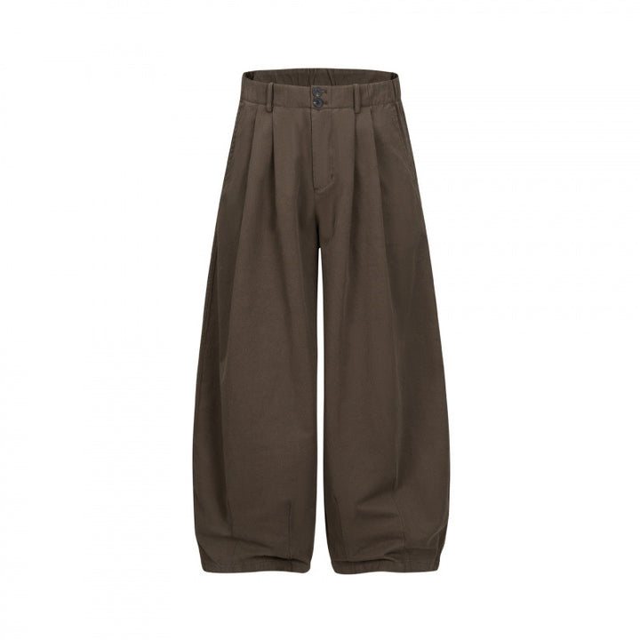 Damen Weite High‑Waist Bundfaltenhose mit ballonförmiger Silhouette Echo Archiv