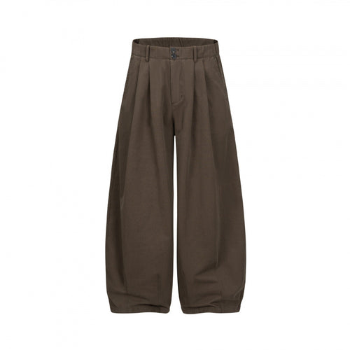 Damen Weite High‑Waist Bundfaltenhose mit ballonförmiger Silhouette Echo Archiv