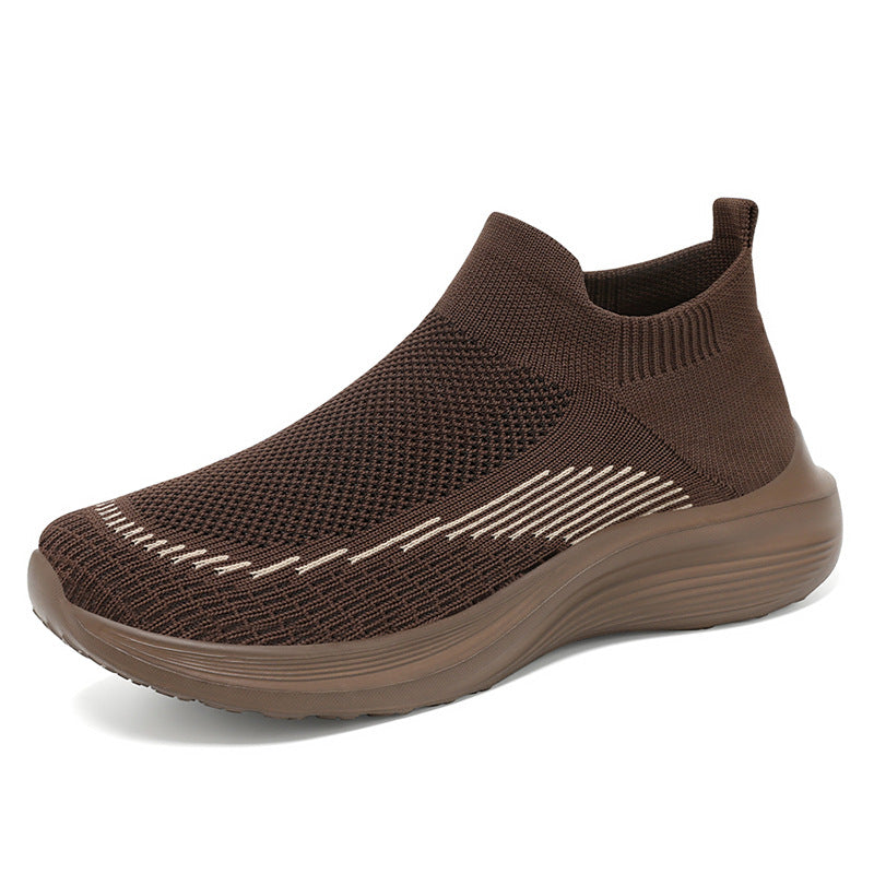 Damen nan ultraleichter Strick-Fit-Reisesneaker mit ergonomischem Memory-Fußbett, elastischem Sockeneinstieg und rutschfester Travel-Profilsohle Echo Archiv
