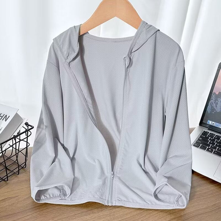 Unisex nan leichte Kapuzenjacke mit atmungsaktiver Netzstruktur und durchgehendem Reißverschluss Echo Archiv