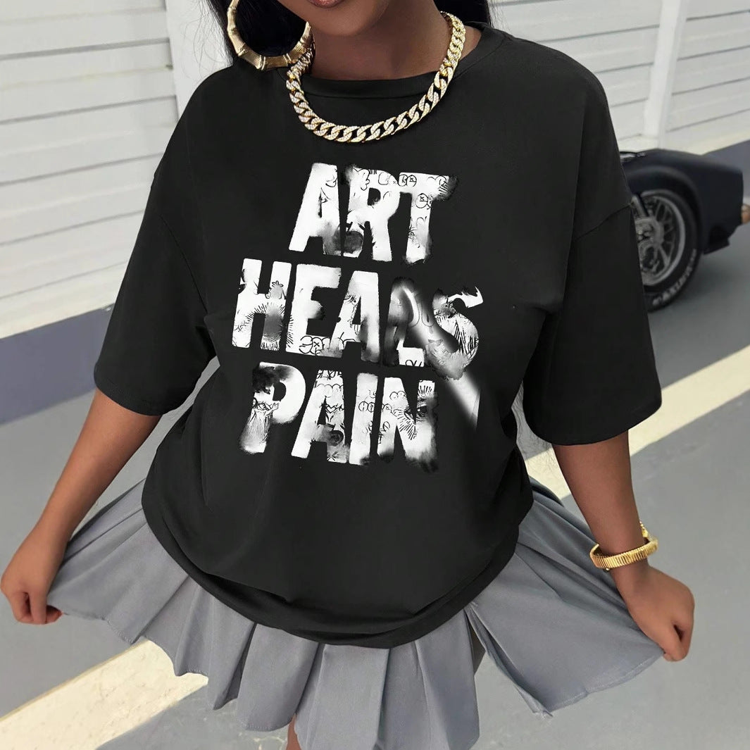 Damen T-Shirt mit kreativem grafischen Spruch Echo Archiv