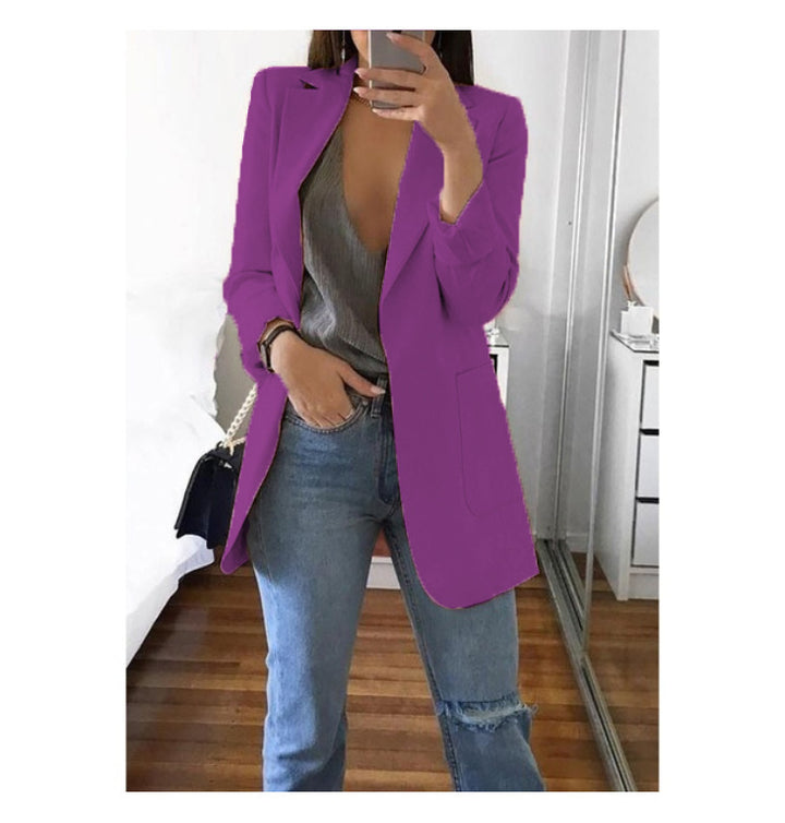 Damen eleganter Blazer mit tailliertem Schnitt und praktischen Taschen Echo Archiv