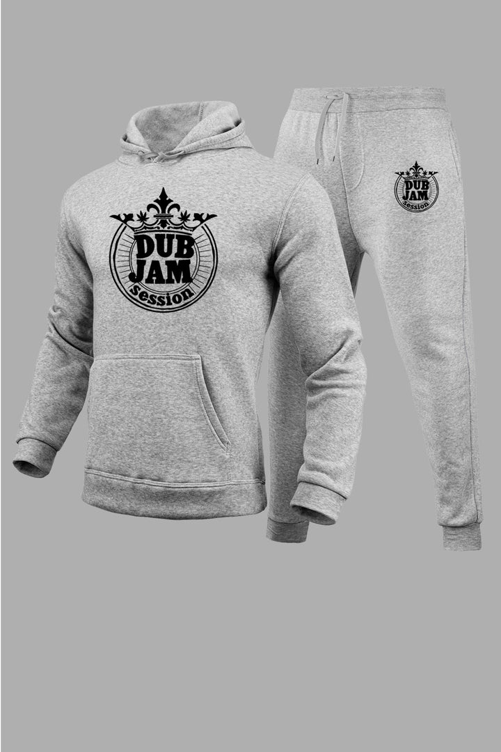 Herren Hoodie- und Jogginghose-Set mit stilvollem Grafikdruck Echoarchiv