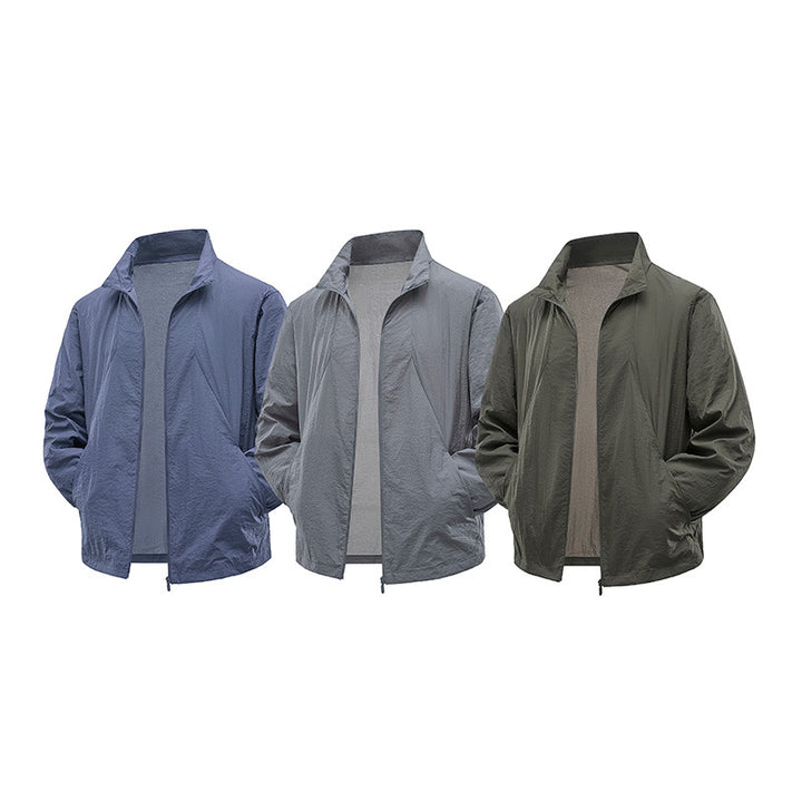 Herren leichte Windjacke mit reflektierenden Einsätzen Echoarchiv